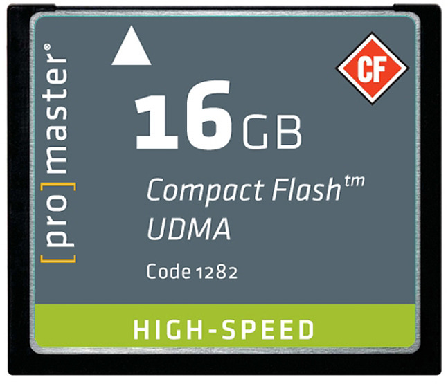 Promaster 16GB UDMA High Speed CF card